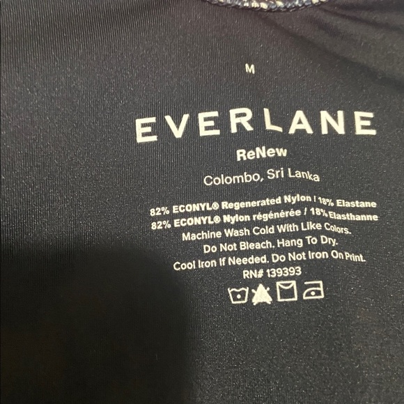 Everlane Navy Floral Bodysuit - Picture 6 of 7